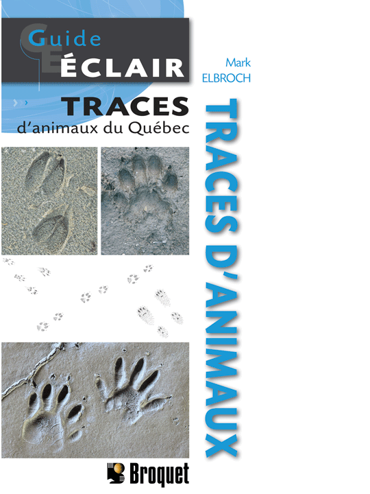 Guide-Éclair Traces d'animaux du Québec