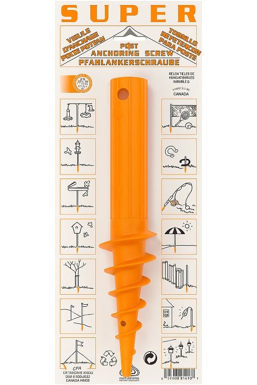 Vis d'ancrage orange