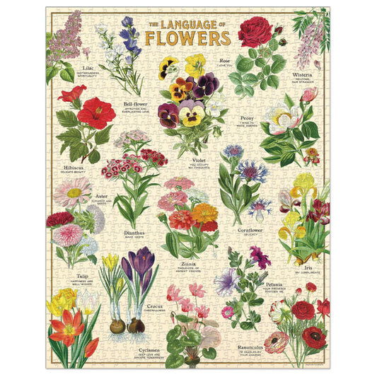 Casse-tête 1000 morceaux - Le langage des fleurs