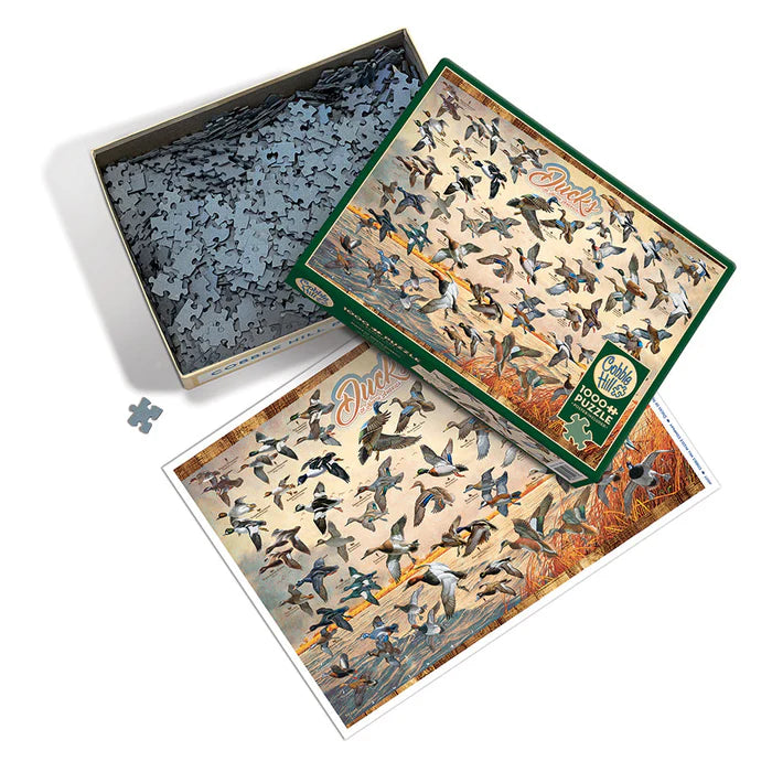 1000-Piece Jigsaw Puzzle - North American Ducks