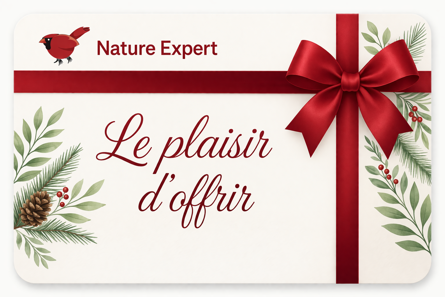 Carte Cadeau - Nature Expert - Le plaisir d'offrir