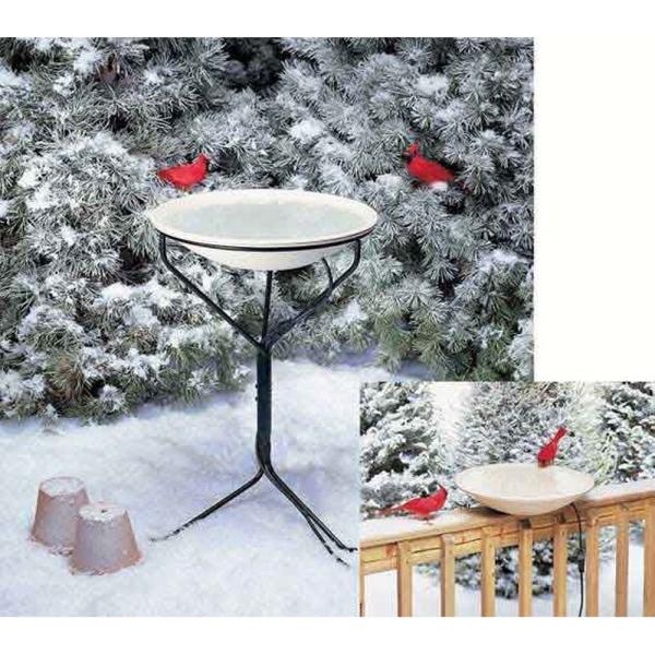 Bain chauffant 20'' avec support en métal