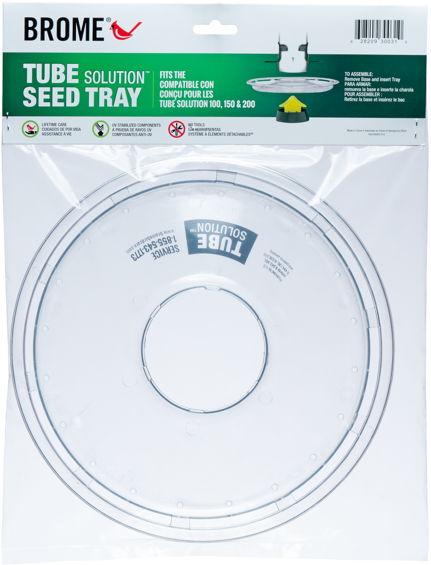 Assiette pour Tube Solution
