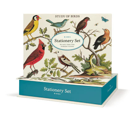 Ensemble de 16 cartes et autocollants avec oiseaux