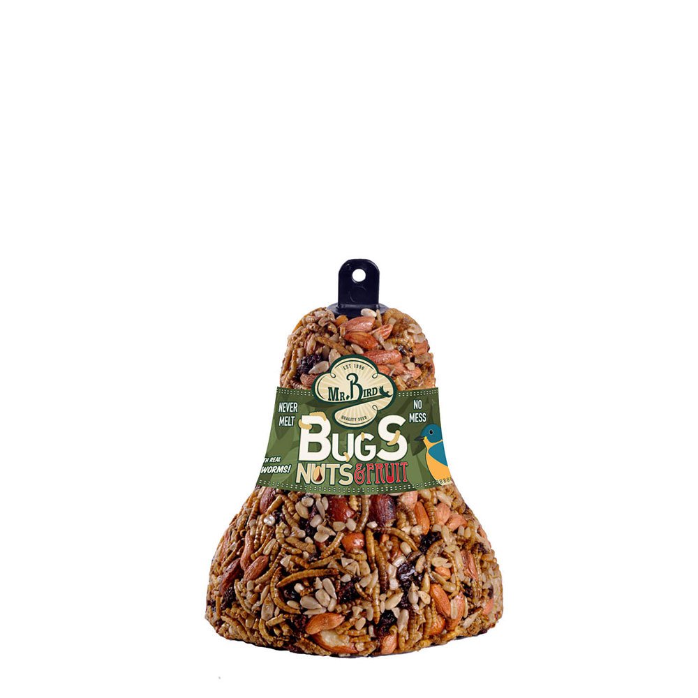 Cloche aux insectes, noix et fruits