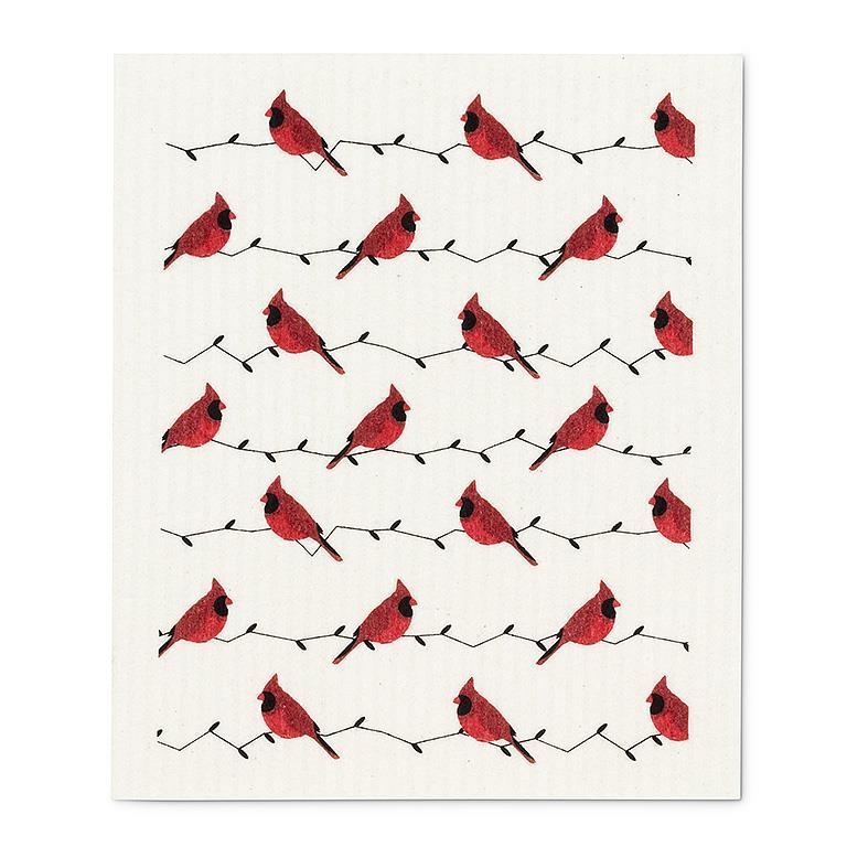 Lavette suédoise avec Cardinal - Ensemble de 2