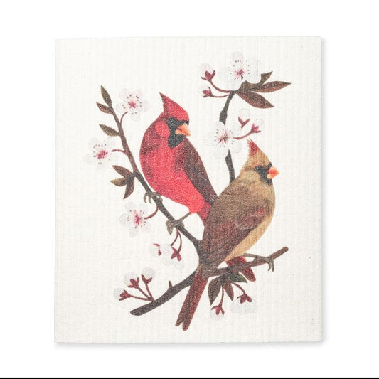 Lavette Cardinals et fleurs de cerisier