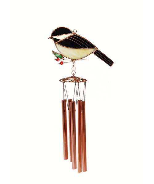 Vitrail - carillon mésange