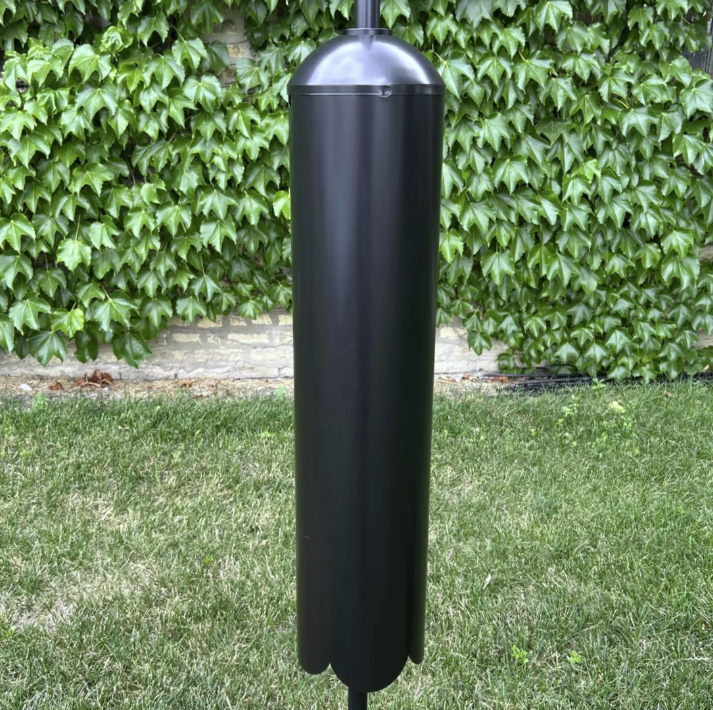 Pare-ratons laveur cylindrique pour poteau