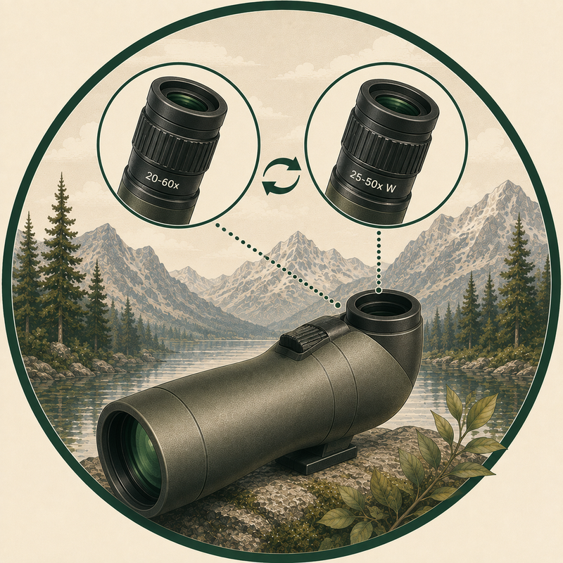 DEUX OCULAIRES COMPATIBLES