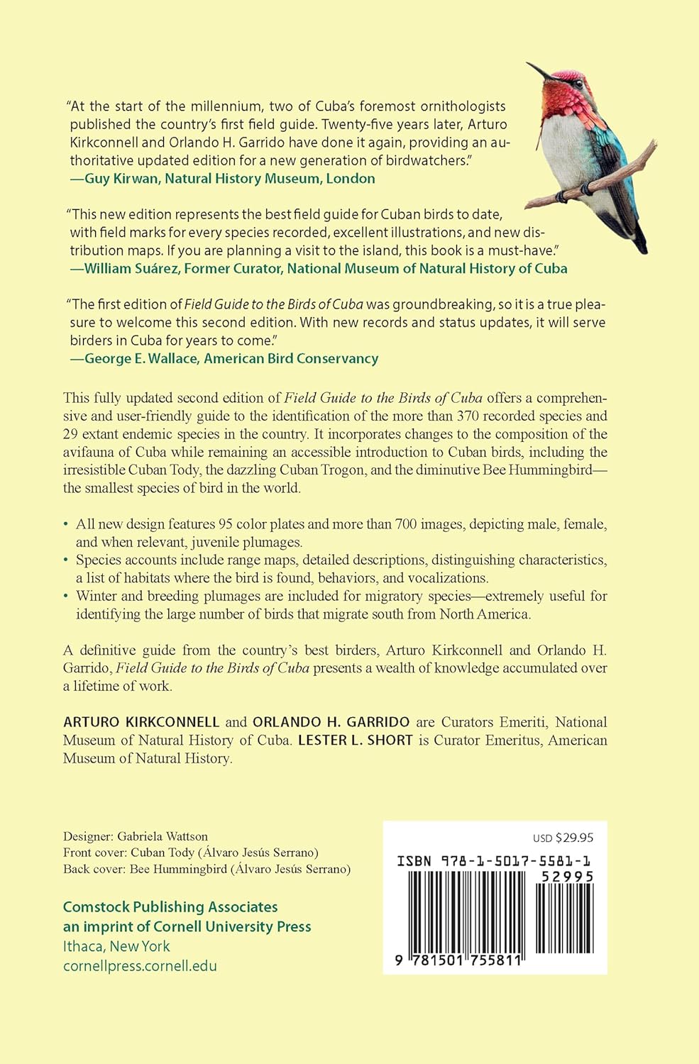 Field Guide to the Birds of Cuba