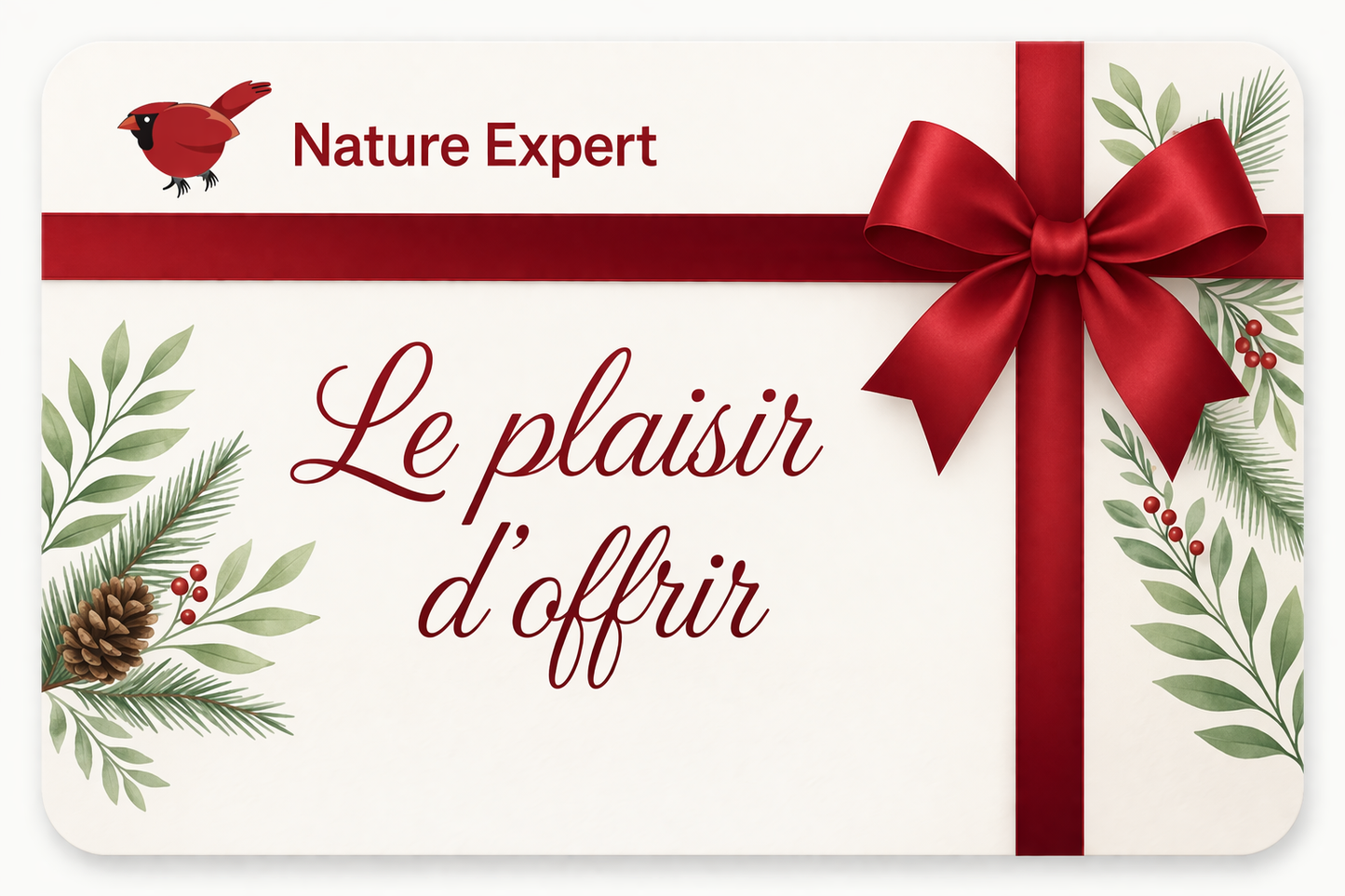 Carte Cadeau - Nature Expert - Le plaisir d'offrir