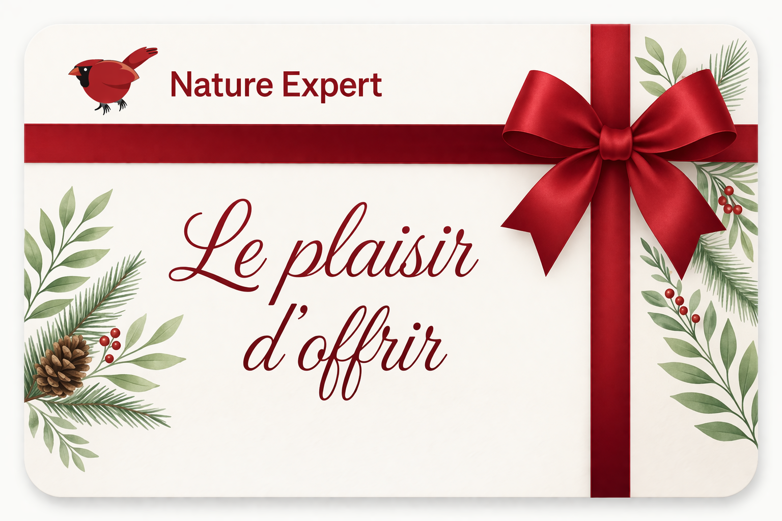 Carte Cadeau - Nature Expert - Le plaisir d'offrir