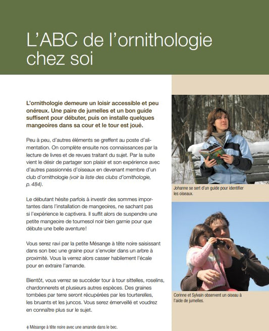 Grand livre pour attirer les oiseaux chez soi