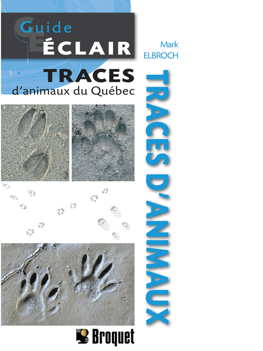 Guide-Éclair Traces d'animaux du Québec