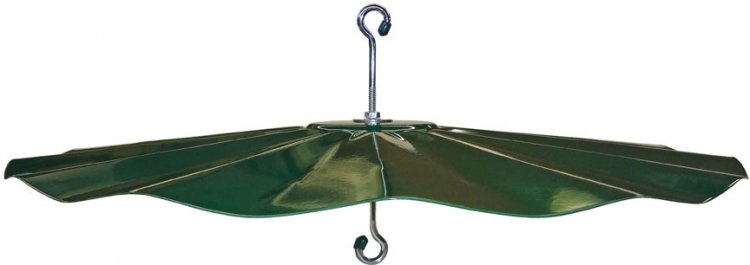Pare-écureuil disque vert métallique 21''