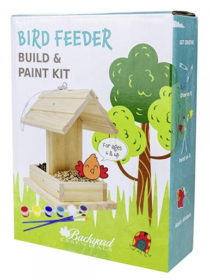 Kit de construction et de peinture pour enfants d’une mangeoire pour oiseaux 