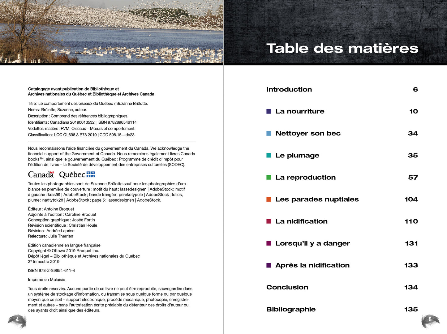 Le Comportement des oiseaux du Québec
