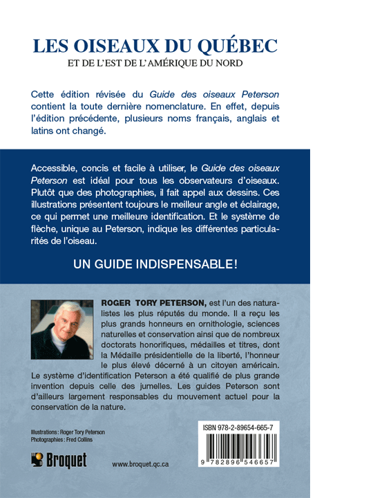 Les oiseaux du Québec et de l'est de l'Amérique du Nord - Guide Peterson