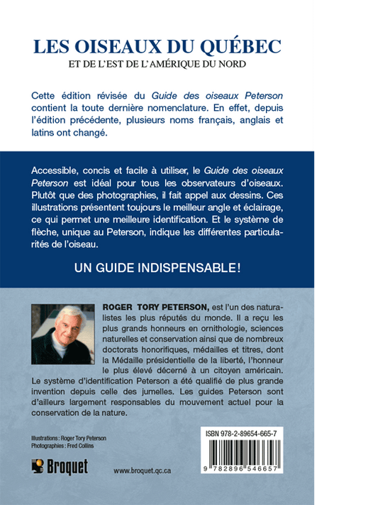 Les oiseaux du Québec et de l'est de l'Amérique du Nord - Guide Peterson