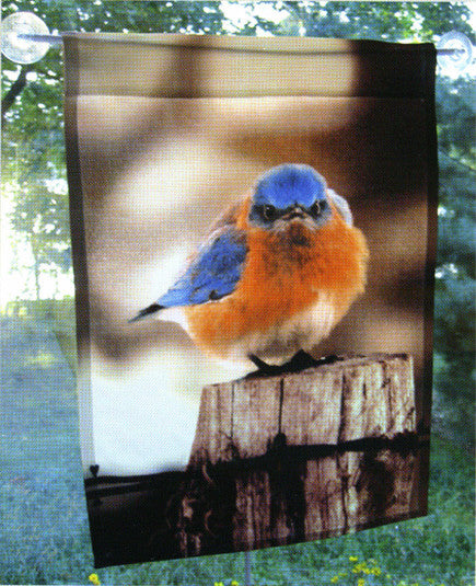 Drapeau Mad Bluebird 28"x40"