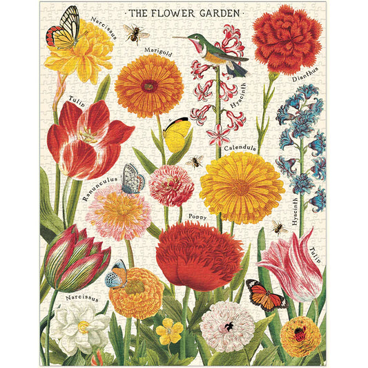 Casse-tête 1000 morceaux - Jardin de fleurs