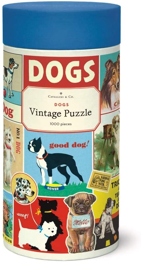 Casse-tête 1000 Pièces - Chiens à l'ancienne