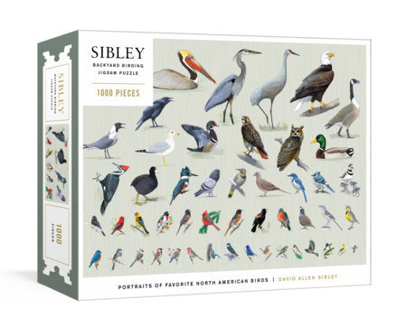 Casse-tête 1000 morceaux - Sibley Backyard Birding