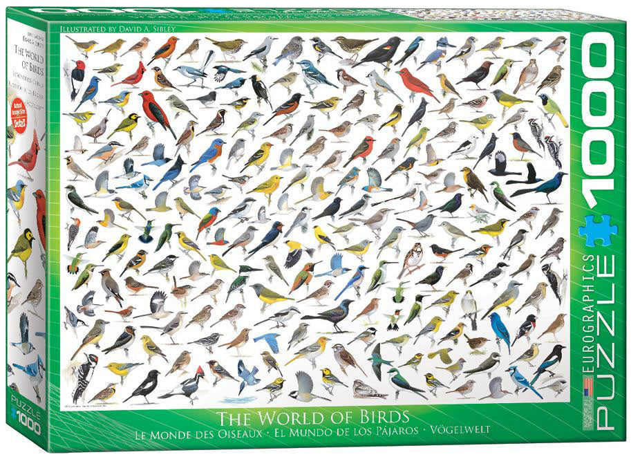 Casse-tête 1000 morceaux - Le monde des oiseaux - Sibley