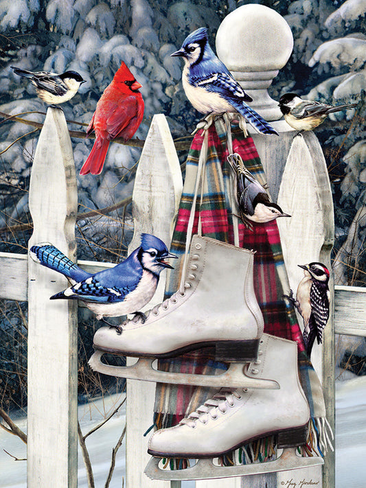Casse-tête 500 morceaux - Oiseaux et patins