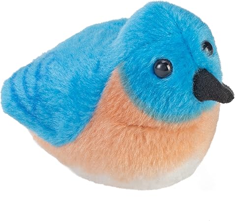 Merlebleu en peluche avec chant