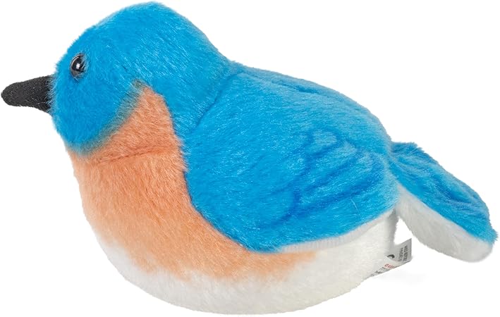 Merlebleu en peluche avec chant