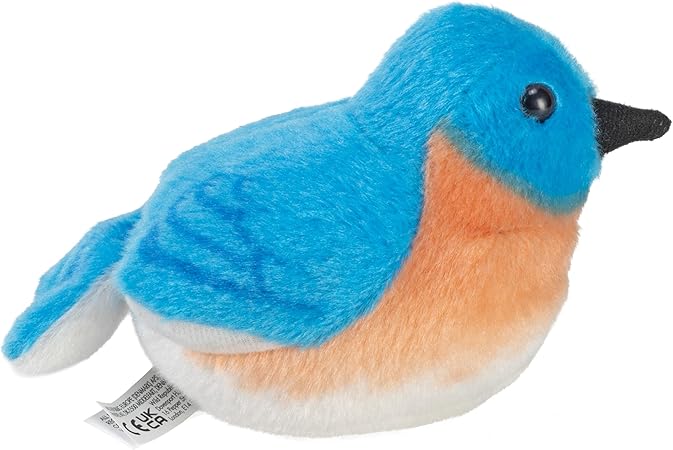 Merlebleu en peluche avec chant