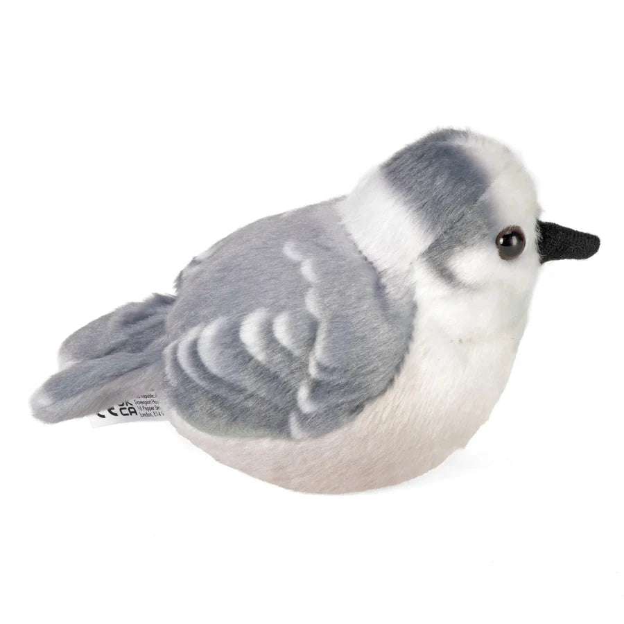 Mésangeai du Canada en peluche avec chant