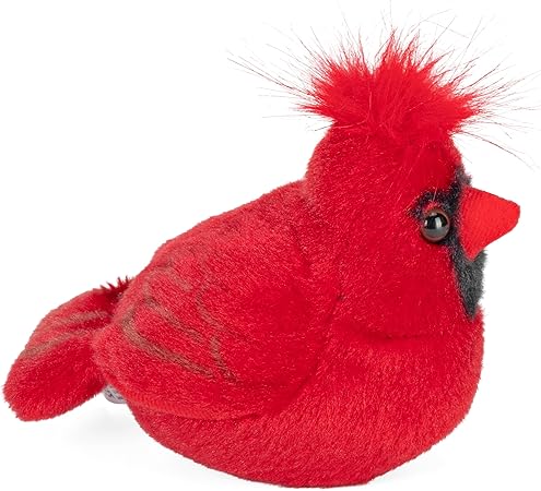 Cardinal en peluche avec chant
