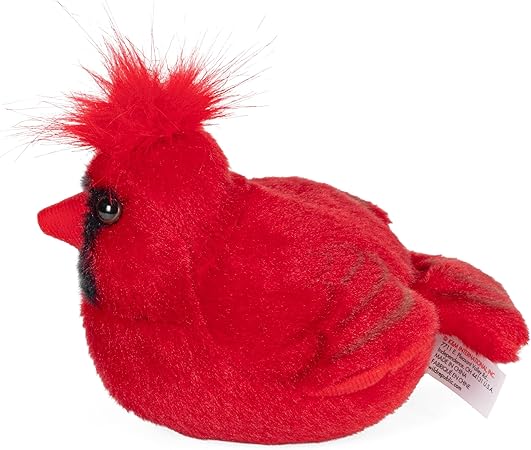 Cardinal en peluche avec chant