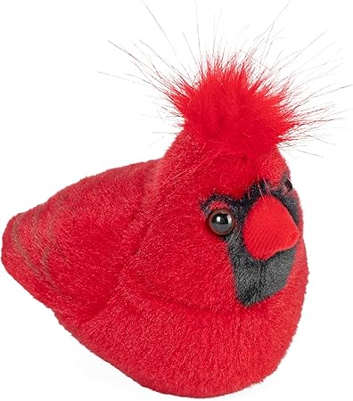 Cardinal en peluche avec chant