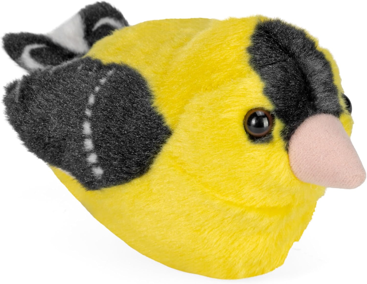 Chardonneret en peluche avec chant