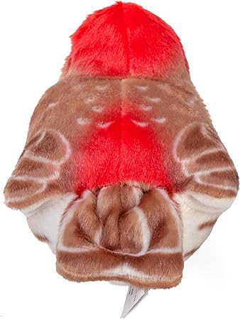 Roselin familier en peluche avec chant
