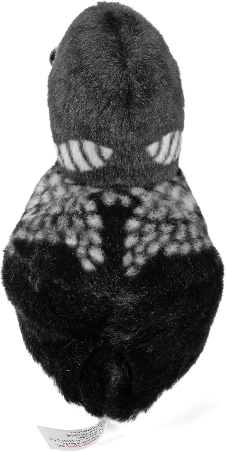 Plongeon huard en peluche avec chant