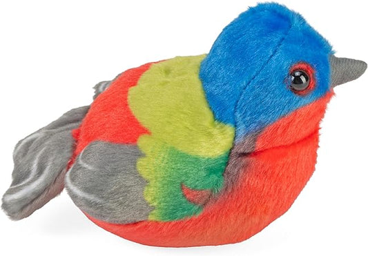Plush Indigo Bunting with sound