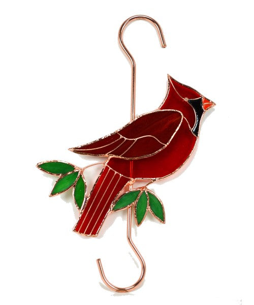 Vitrail cardinal et crochet