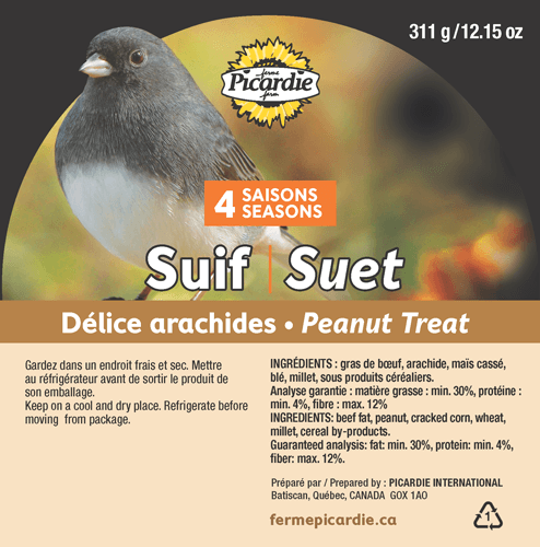 Suif aux arachides - Picardie
