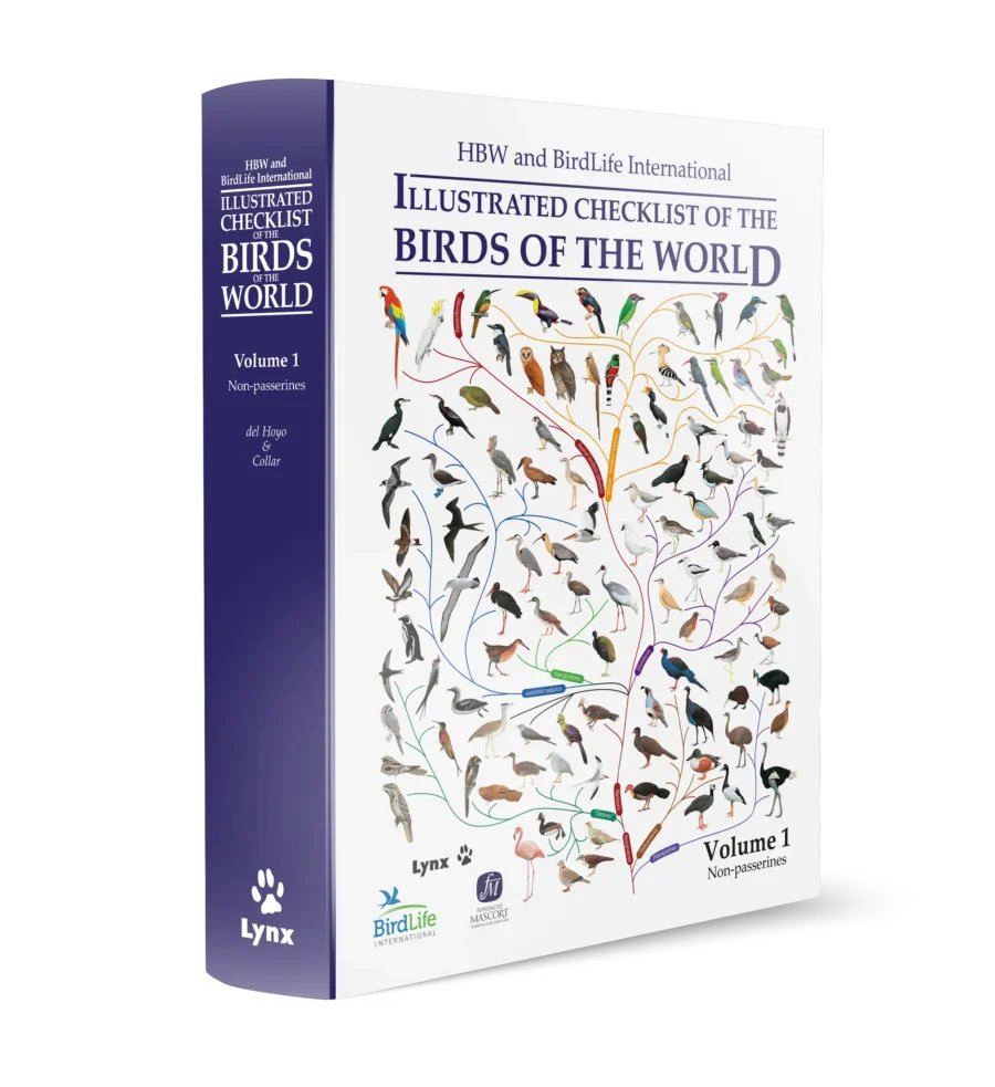Illustraded checklist of the birds of the world Vol 1 (non-passériformes)