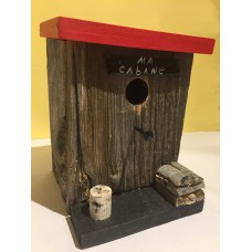 Barn Wood Nesting Box - My Cabin