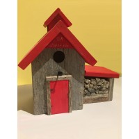Barn Wood Nesting Box - The Sugar Shack