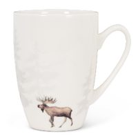 Moose in forest mug
