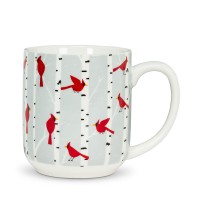 Cardinals & Birch Mug