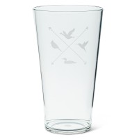 Large glass With Birds (20oz)