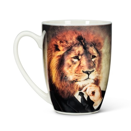 Tasse Lion Élégant - Majestic Dressed Lion Mug